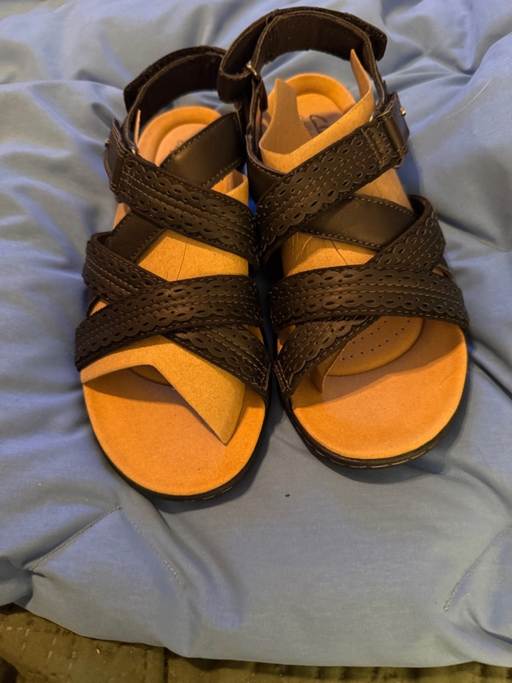 Clarks Laurieann Rena Black Combi Women’s Sandal